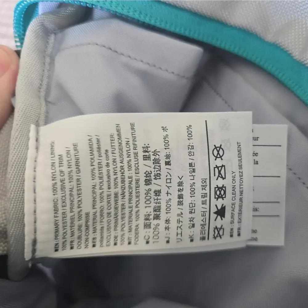 Arcteryx Maka 1 Waistpack Crossbody Bag Belt Gray Teal Logo Fanny Pack Hiking